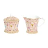 Laitière et sucrier en Bone China MAJECTIC BUTTERFLIES