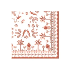 Lot de 20 serviettes EXOTIC VIBES