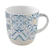 Mug en porcelaine de 350 ml Casa Decor BLUE