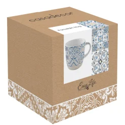 Mug en porcelaine de 350 ml Casa Decor BLUE