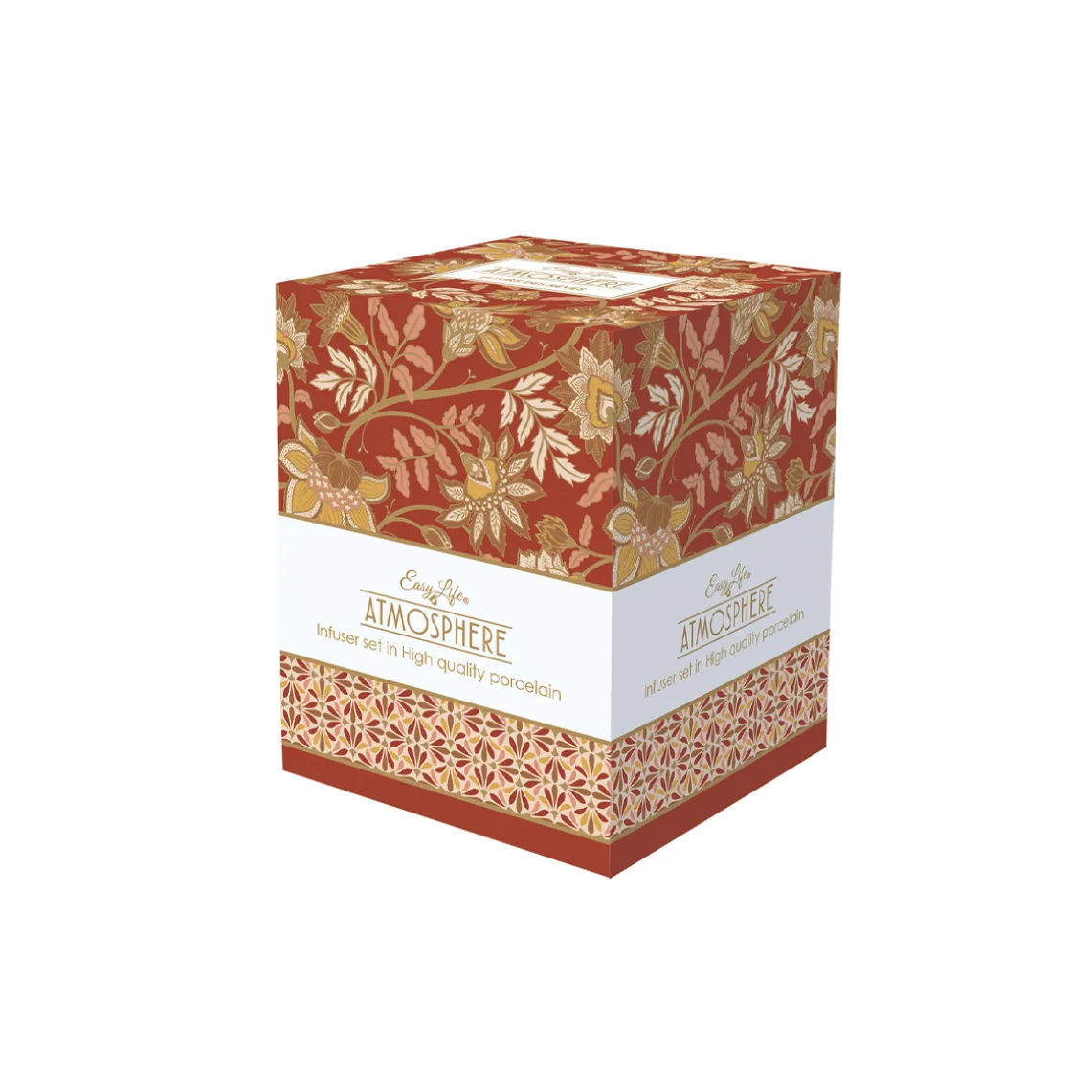 Mug et dessous de verre en porcelaine 350 ml FLEURS DES RÊVES