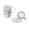 Mug et sous-verre avec infuseur CHALET