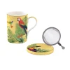 Mug et sous-verre avec infuseur EXOTIC PARADISE
