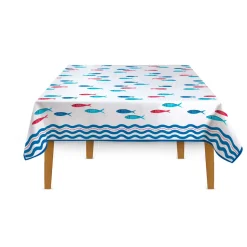 Nappe rectangulaire 180×145 cm SARDINE’S PARTY