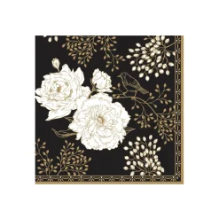 Paquet de 20 serviettes ART DECO & FLOWERS