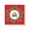 Paquet de 20 serviettes CHRISTMAS BERRIES