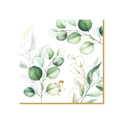Paquet de 20 serviettes en papier 33×33 cm BOTANIQUE