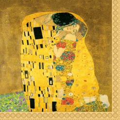 Paquet de 20 serviettes en papier 33×33 cm The Kiss