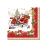 Paquet de 20 serviettes en papier 33×33 cm CHRISTMAS MEMORIES