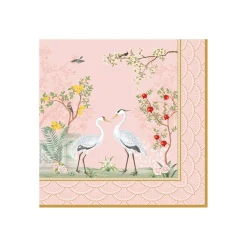 Paquet de 20 serviettes JARDIN DE REVES