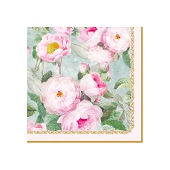 Paquet de 20 serviettes ROSES IN BLOOM