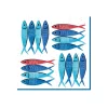 Paquet de 20 serviettes SARDINE’S PARTY