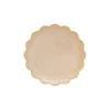 Petite assiette beige FLEURI