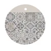 Planche à découper en porcelaine Ø22 cm Casa Decor GREY