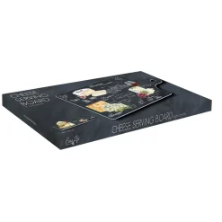 Planche à fromage rectangulaire WORLD OF CHEESE