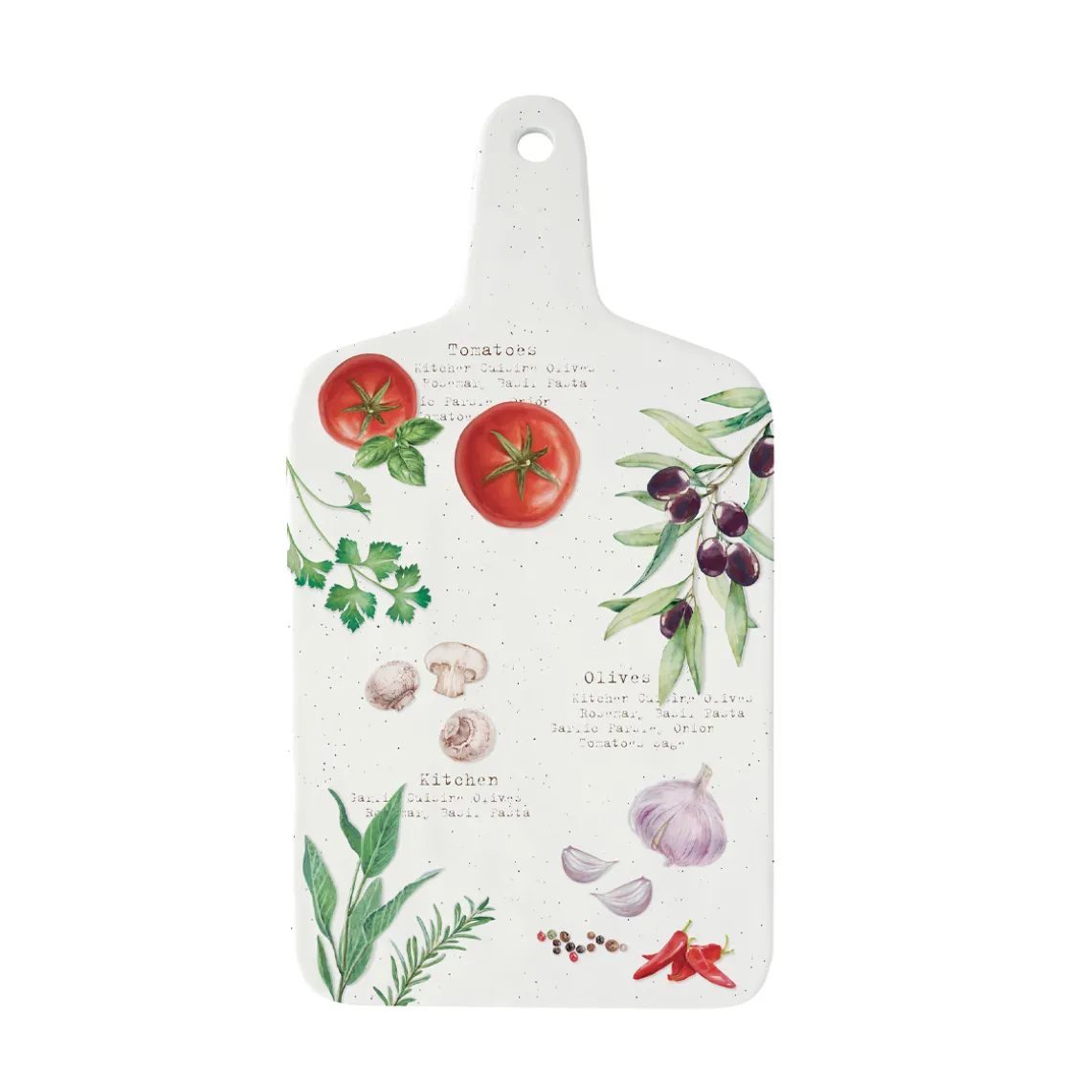 Planche de service en porcelaine HOME & KITCHEN