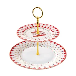 Plat à gâteau à deux étages CHRISTMAS WONDERLAND