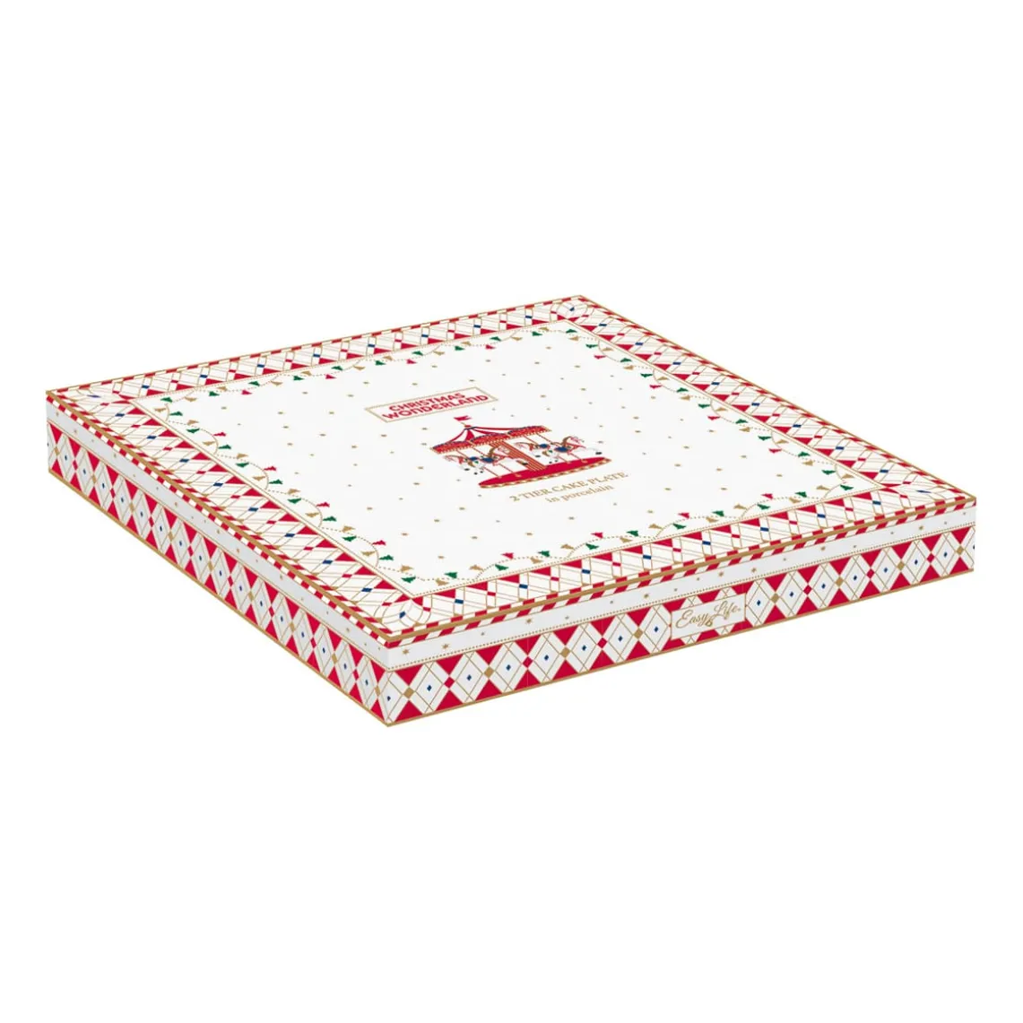 Plat à gâteau à deux étages CHRISTMAS WONDERLAND