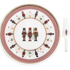 Plat à gâteau avec spatule NUTCRACKER
