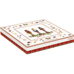 Plat à gâteau avec spatule Vintage NUTCRACKER