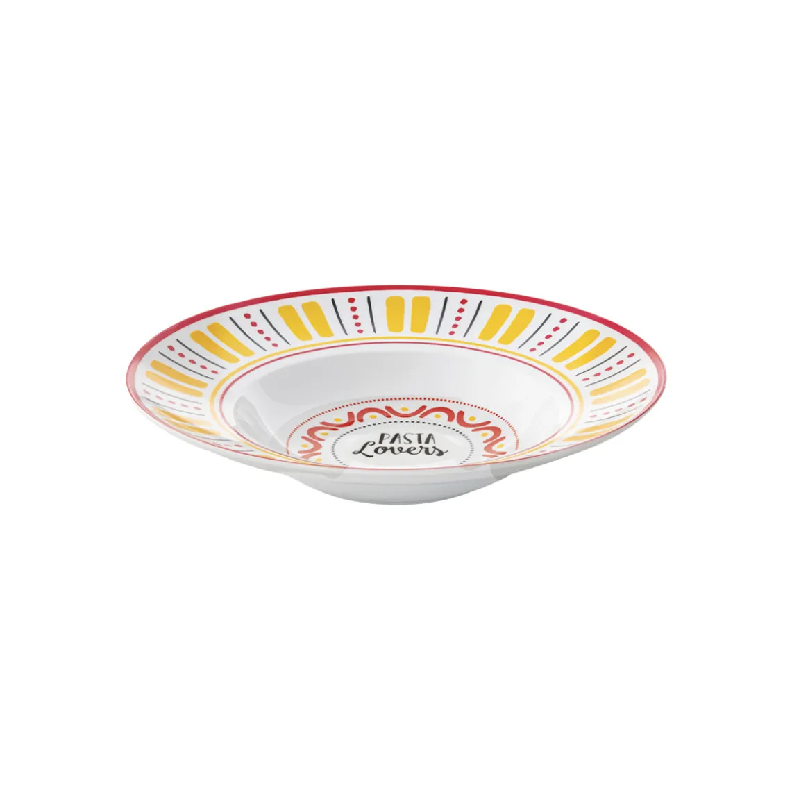 Plat à pâtes en porcelaine PASTA & PIZZA LOVERS