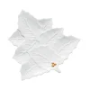 Plat de service de 30×30 cm HOLLY & BERRIES WHITE
