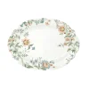 Plateau de service en porcelaine de 35×25,5 cm ZEN GARDEN WHITE