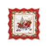 Plateau de service en porcelaine de 30×30 cm CHRISTMAS MEMORIES