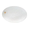 Plateau de service ovale HOLLY & BERRIES WHITE