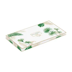Plateau de service rectangulaire, dimensions 36×16 cm EXOTIQUE