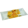 Plateau en verre de qualité supérieure, dimensions 36×17 cm Vase With Twelve SunFLOWERS