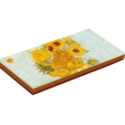 Plateau en verre de qualité supérieure, dimensions 36×17 cm Vase With Twelve SunFLOWERS