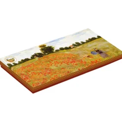 Plateau en verre de qualité supérieure, dimensions 36×17 cm COQULICOTS,LA PROMENADE (POPPIES)