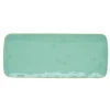 Plateau rectangulaire en porcelaine de 36×16 cm INTERIORS AQUA