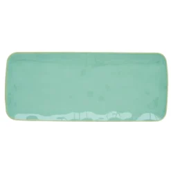 Plateau rectangulaire en porcelaine de 36×16 cm INTERIORS AQUA