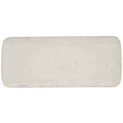 Plateau rectangulaire en porcelaine de 36×16 cm INTERIORS WHITE