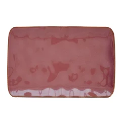 Plateau rectangulaire en porcelaine de 27×19 cm INTERIORS BURGUNDY