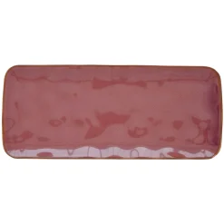 Plateau rectangulaire en porcelaine de 36×16 cm INTERIORS BURGUNDY