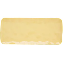 Plateau rectangulaire en porcelaine de 36×16 cm INTERIORS YELLOW
