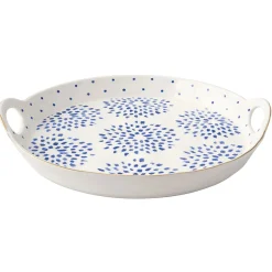 Plateau rond en porcelaine de Ø 30 cm ELEGANCE