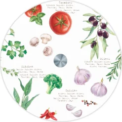 Plateau tournant en verre HOME & KITCHEN