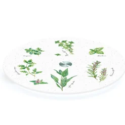 Plateau tournant en verre Ø 32 cm HERBARIUM