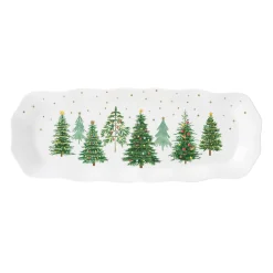 Service de plateau rectangulaire FESTIVE TREES