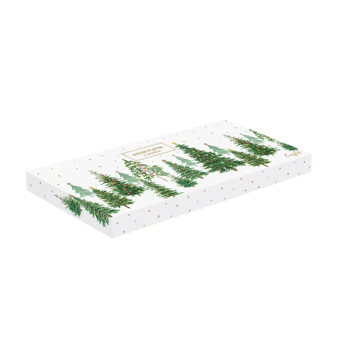 Service de plateau rectangulaire FESTIVE TREES