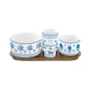 Set apéritif 4 bols bleus EXOTIC VIBES