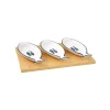 Set apéritif avec 3 bols et plateau SEA SHORE