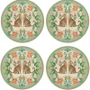Set de 4 assiettes à dessert JUNGLE VIBES
