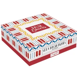 Set de 4 assiettes à pasta PASTA & PIZZA LOVERS