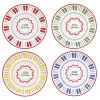 Set de 4 assiettes à pizza PASTA & PIZZA LOVERS