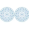 Set de 2 sets de table bleus EXOTIC VIBES